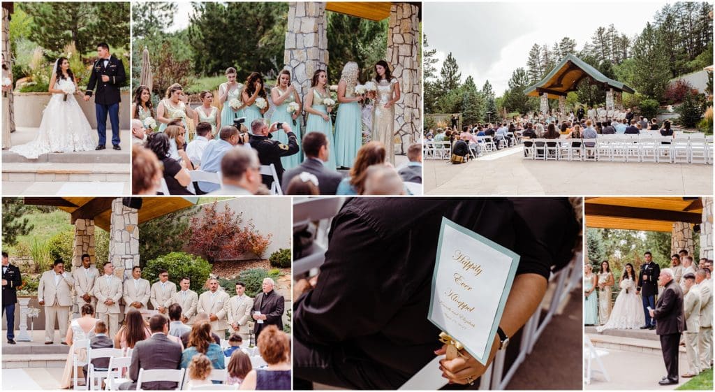 cielo at castle pines wedding ceremony