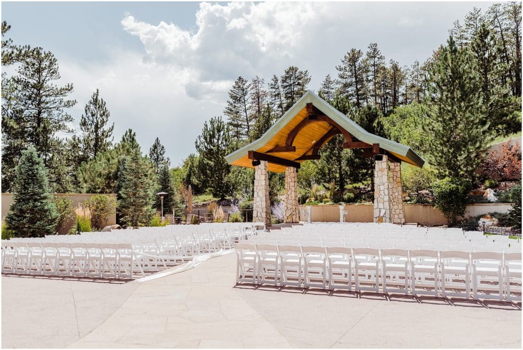 ceremony site at cielo at castle pines