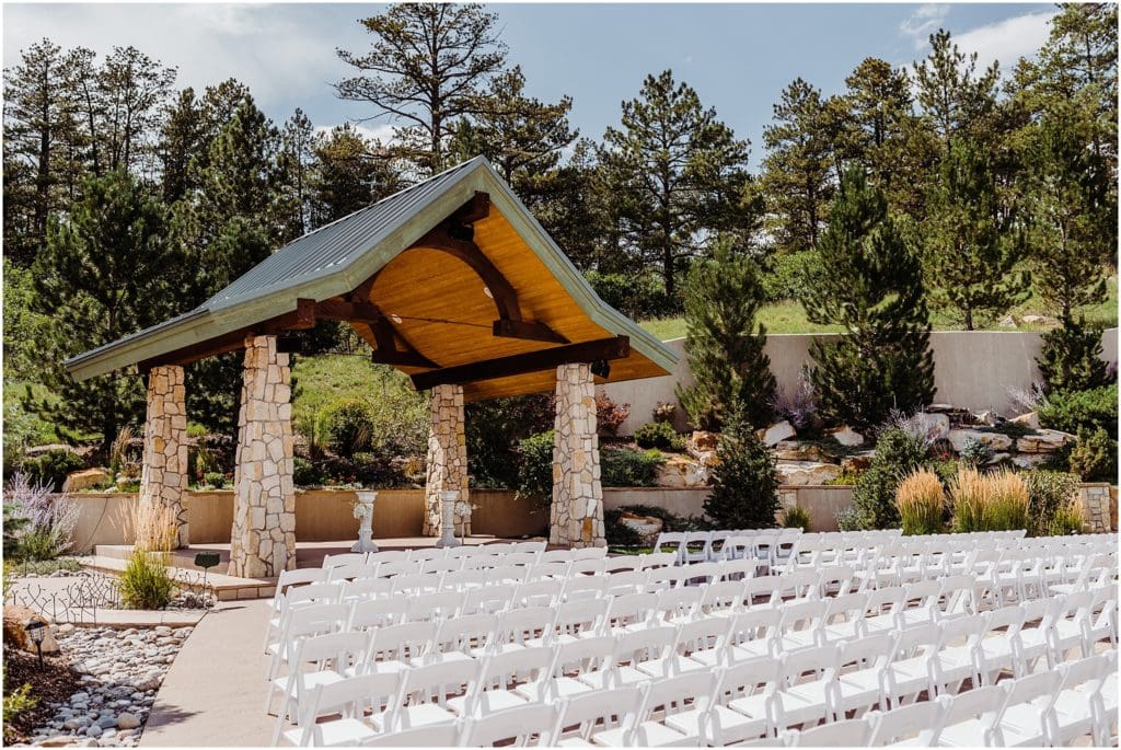 ceremony site at cielo at castle pines