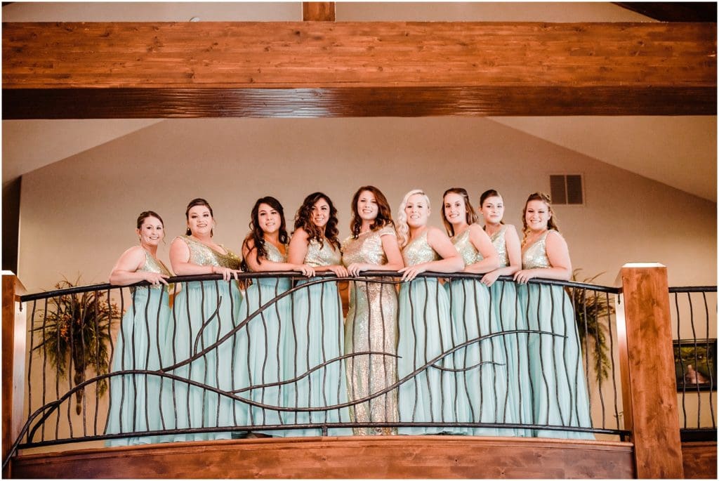 bridesmaids at cielo at castle pines