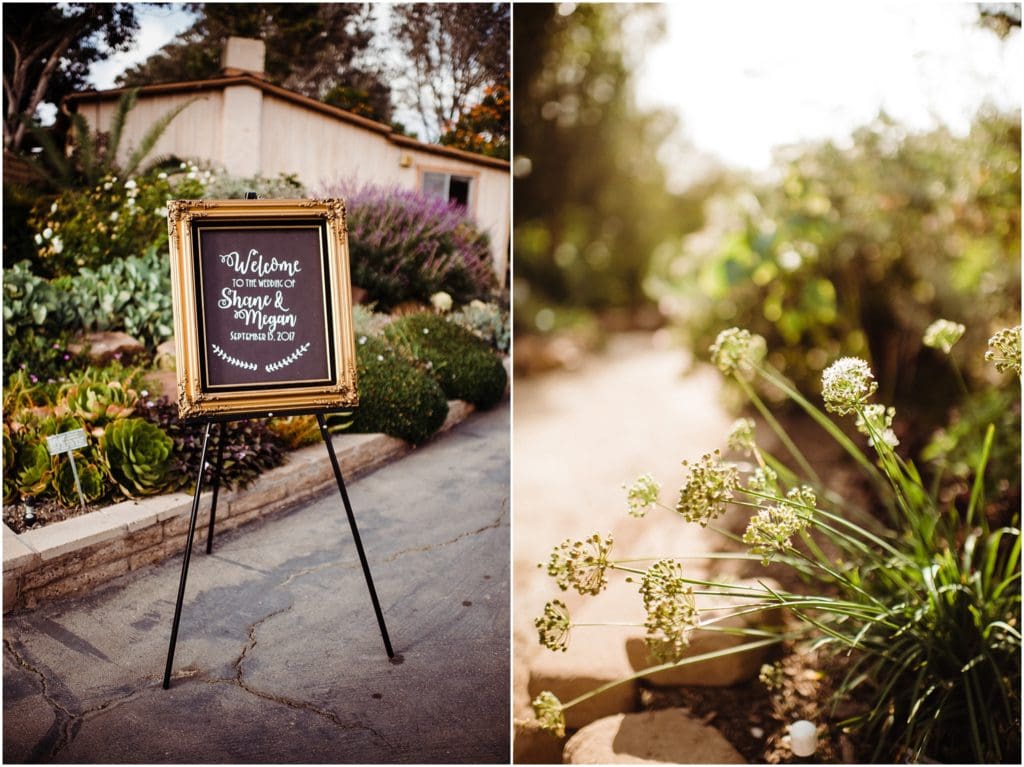 san diego botanical garden wedding details
