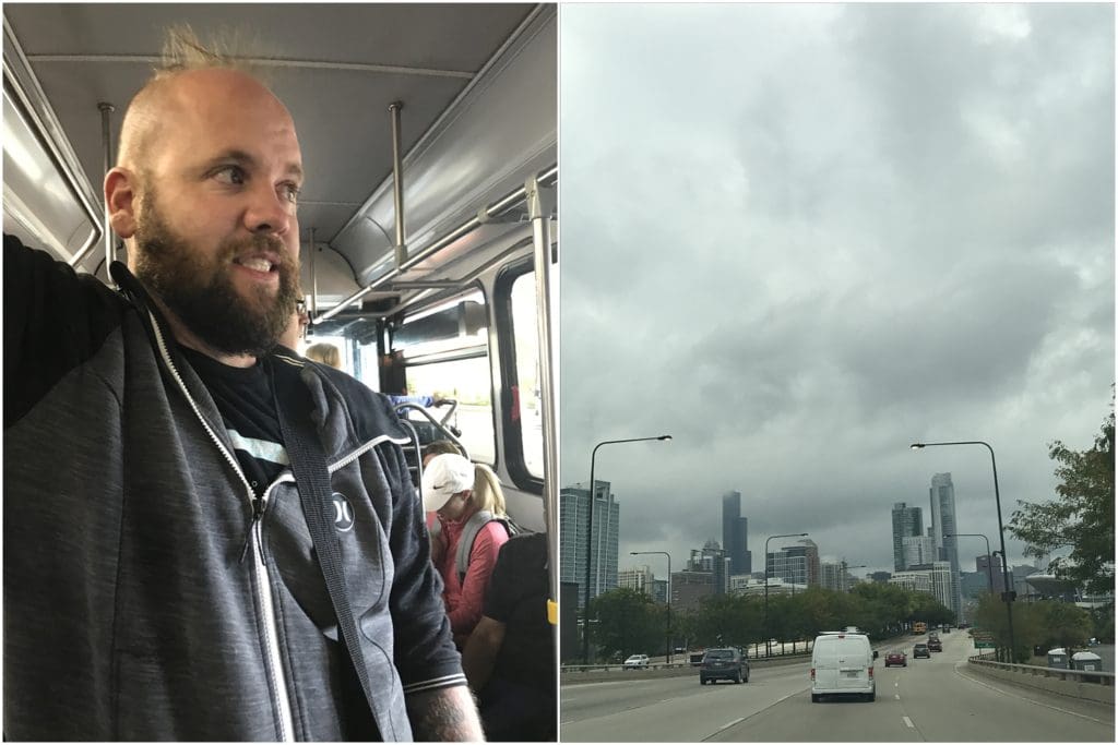 taking a bus in chicago