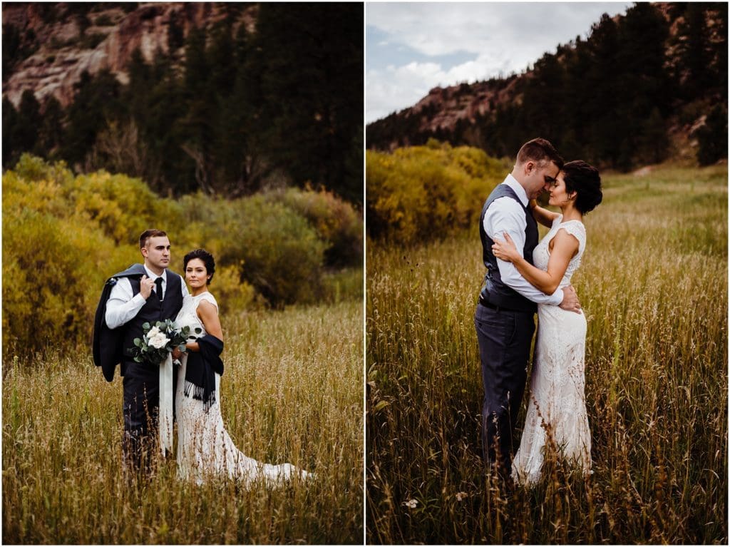 intimate mountain wedding in colorado