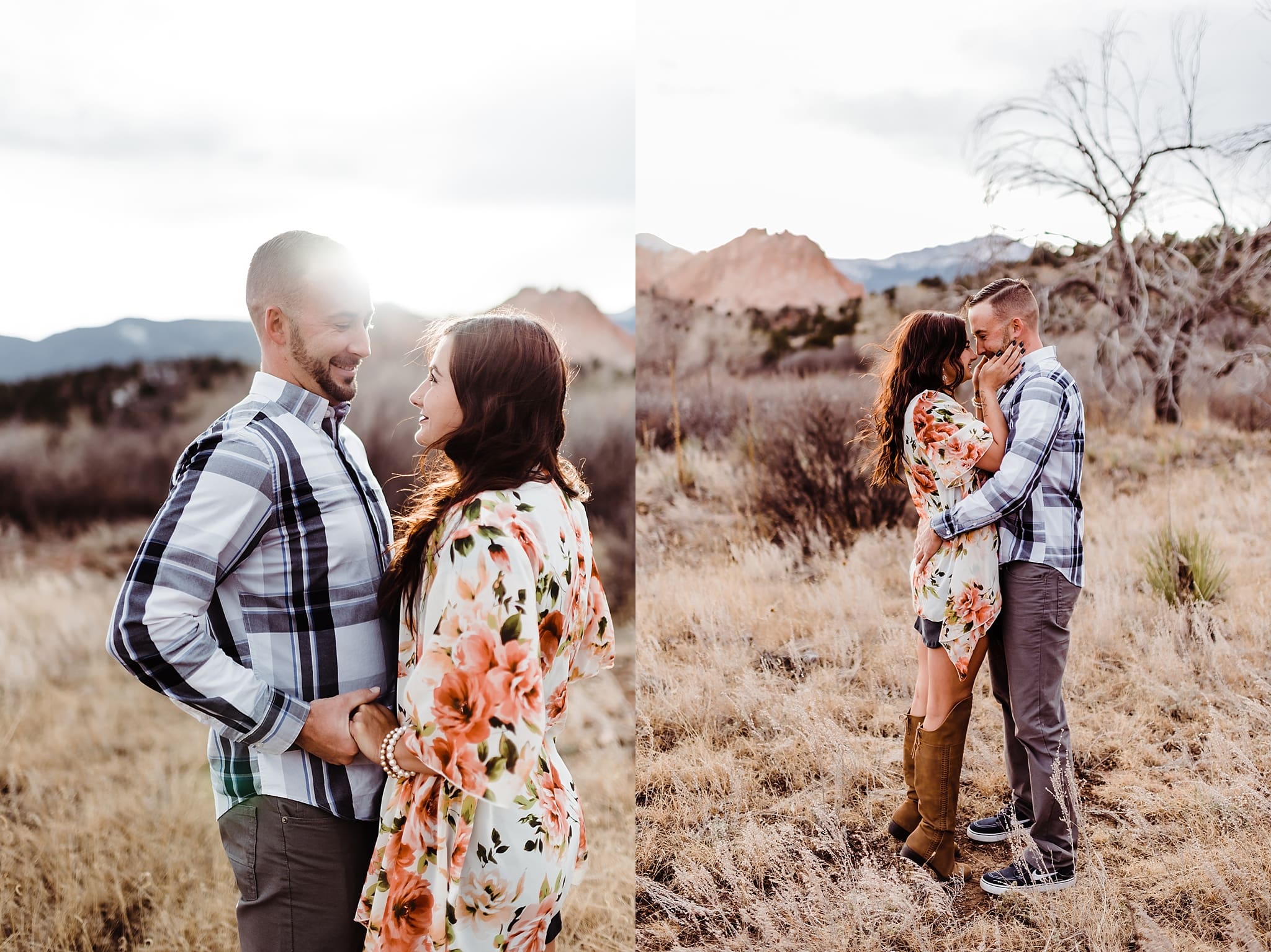engagement photo session at Garden of the Gods in Colorado Springs