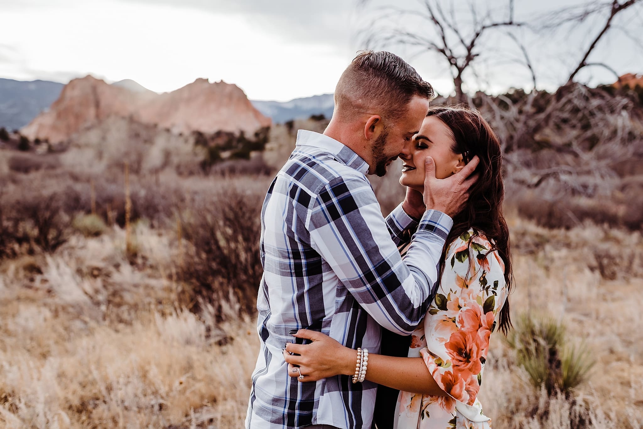 engagement photo session at Garden of the Gods in Colorado Springs