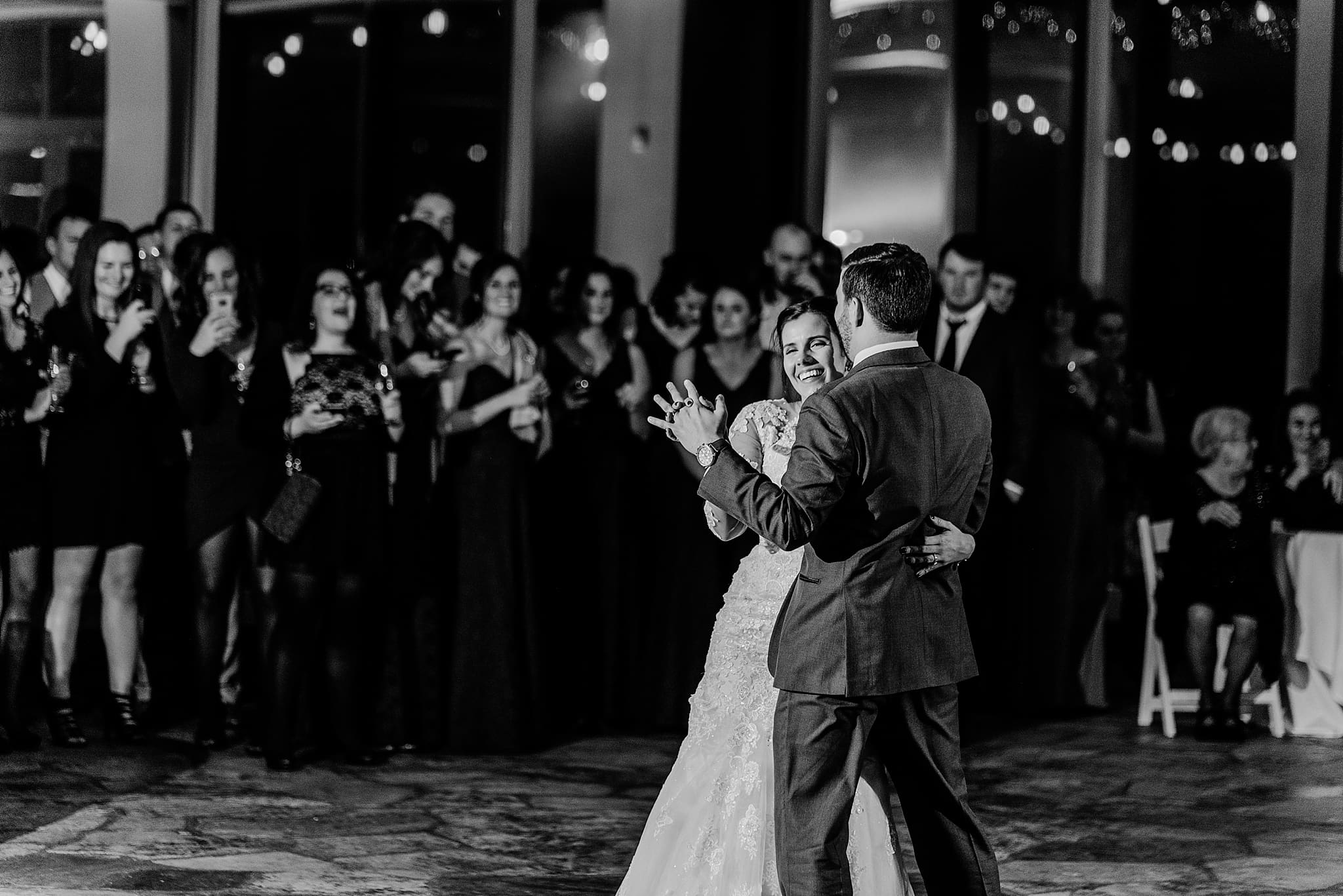 husband and wife's first dance telluride wedding
