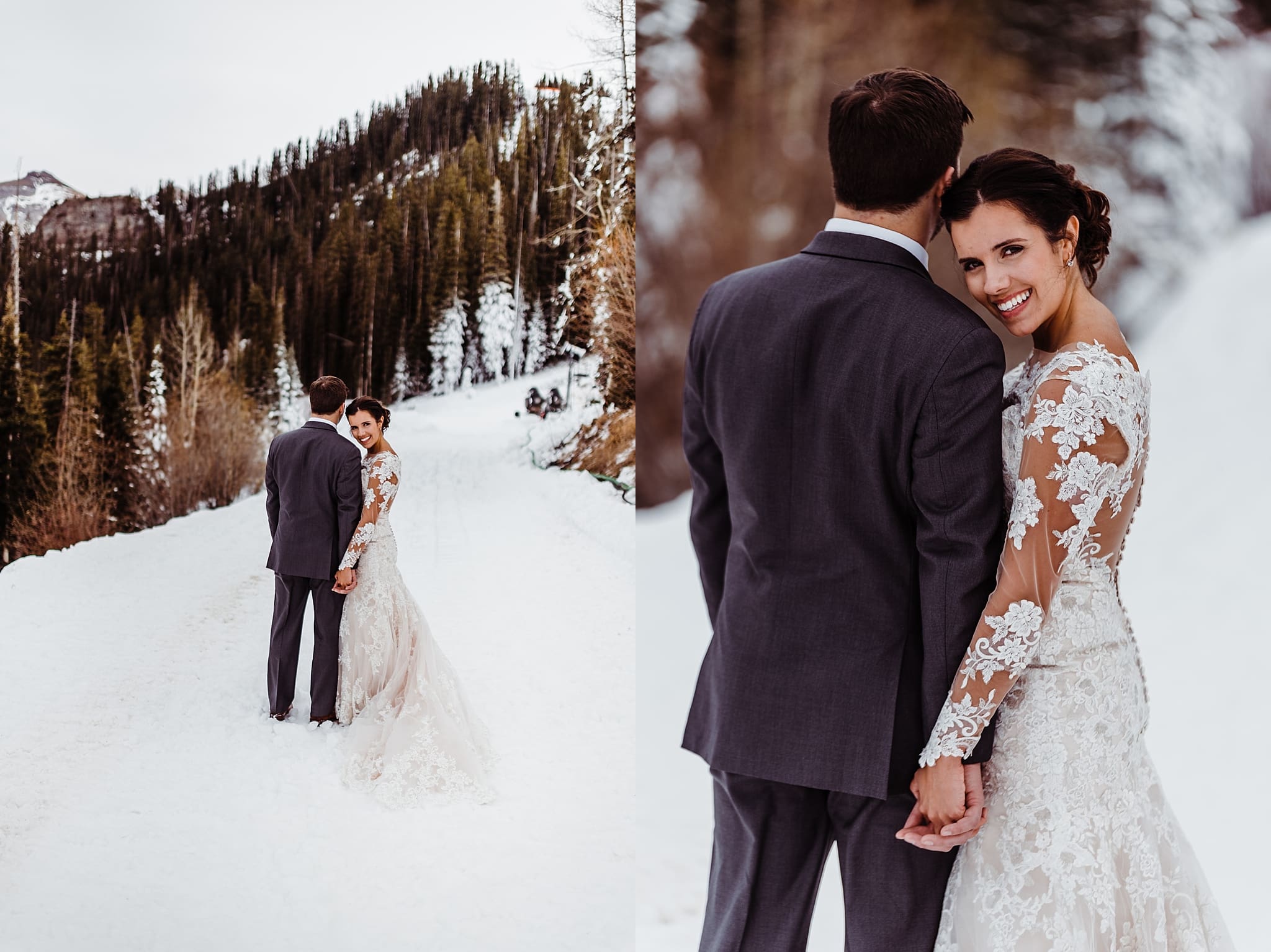 mountain wedding portraits in telluride colorado