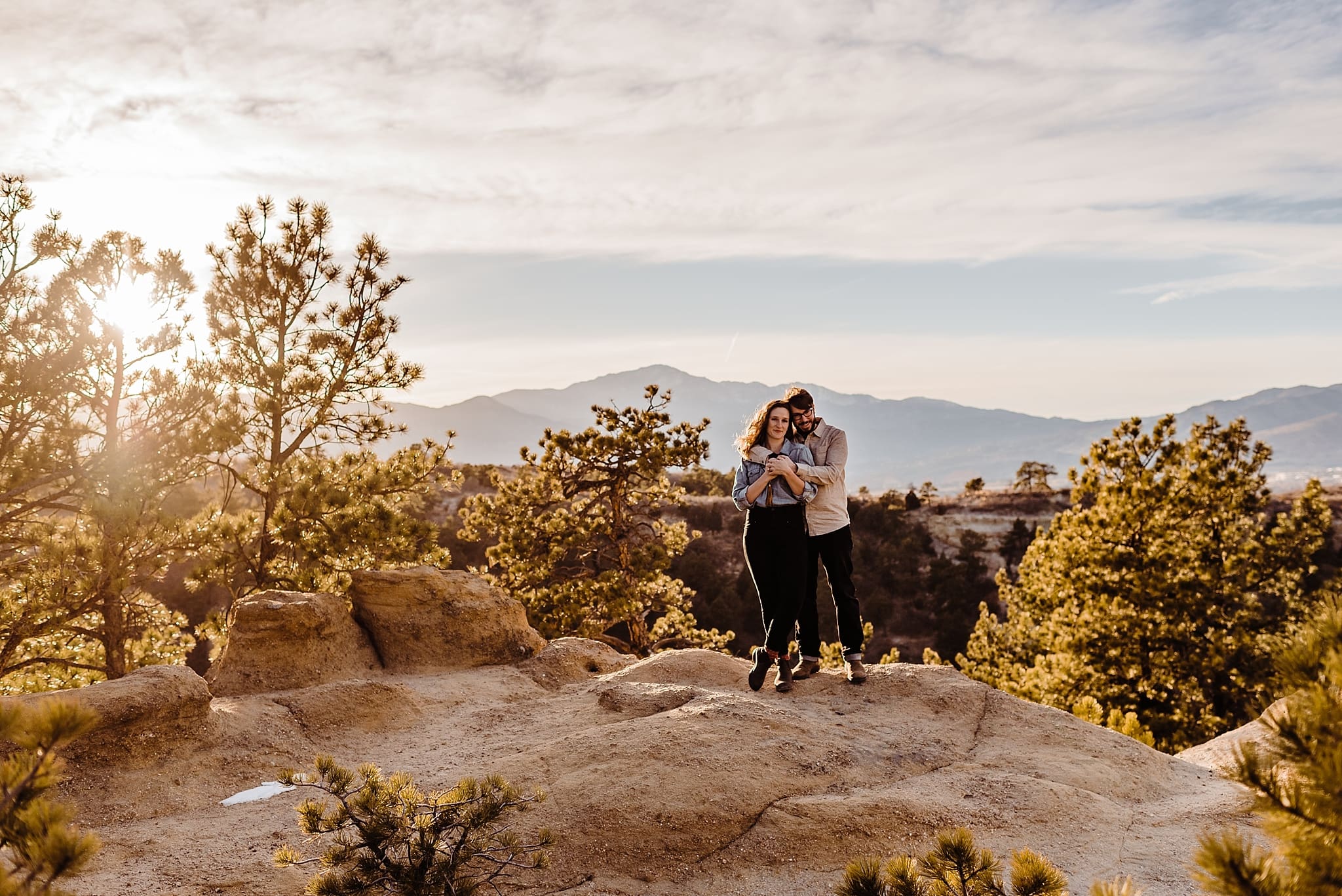 Palmer Park engagement session in Colorado Springs