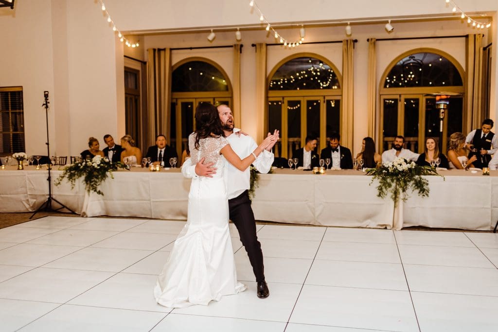 first dance at la quinta country club reception
