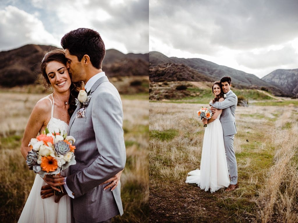skyline drive trail wedding photos in corona
