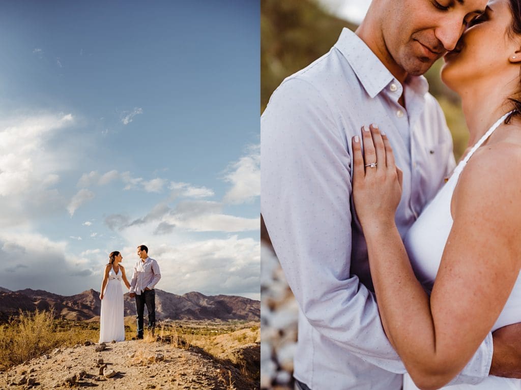 Highway 74 engagement session in Palm Desert