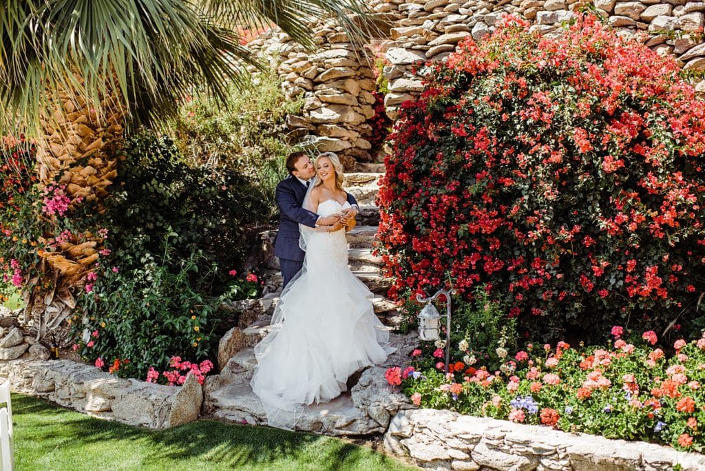 wedding photos at the o'donnell house in palm springs