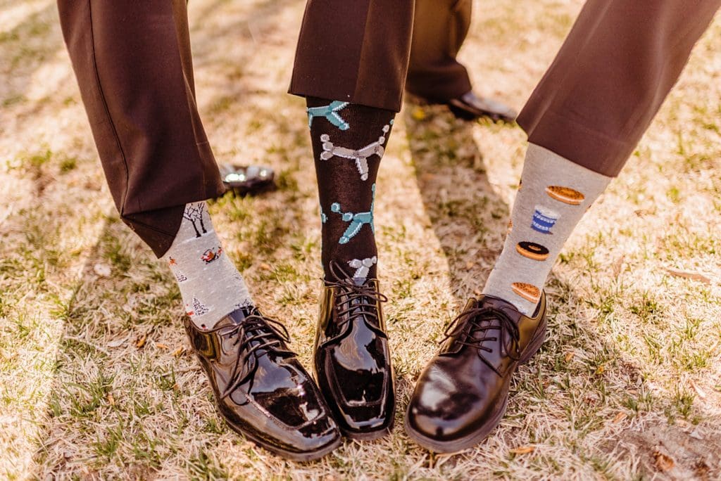 silly wedding socks