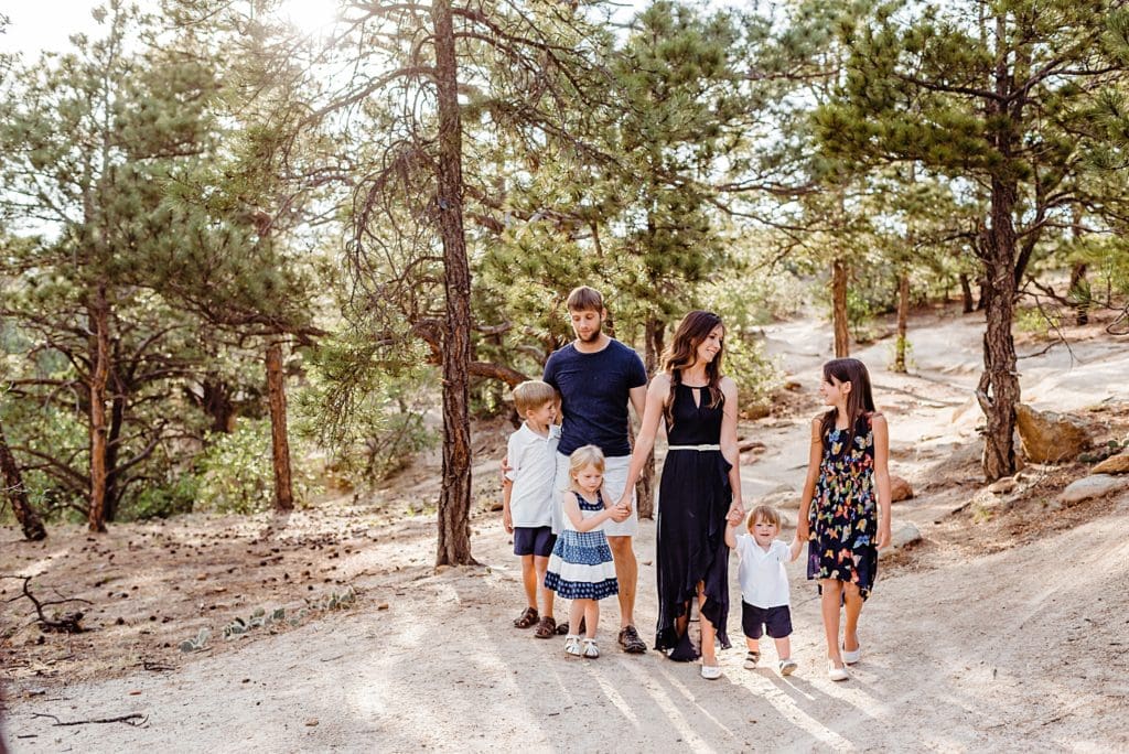 Colorado Springs family photos at Palmer Park in Colorado Springs