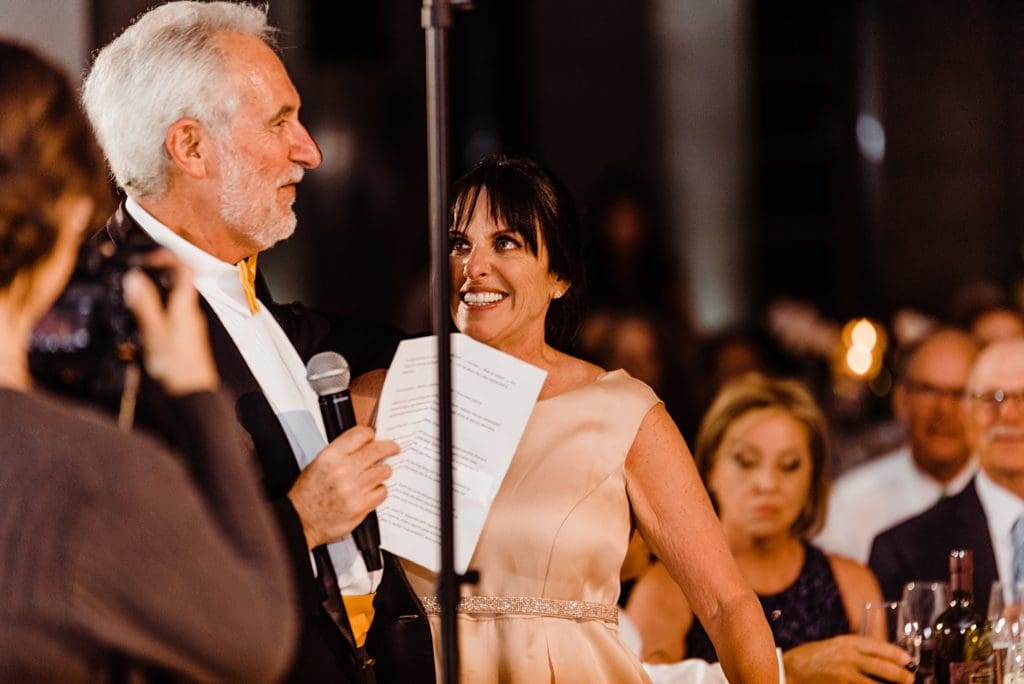 wedding reception speech photos