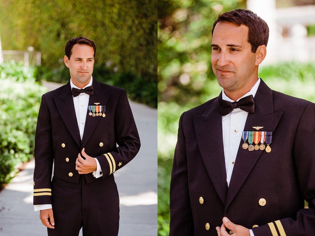 grooms portraits at skirball cultural center in los angeles