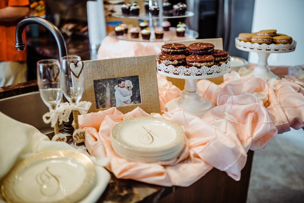 DIY dessert bar for wedding