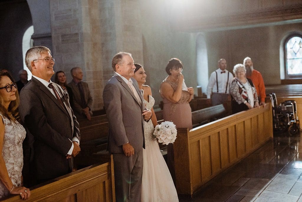 shove chapel wedding ceremony