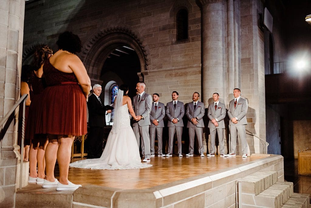 shove chapel wedding ceremony