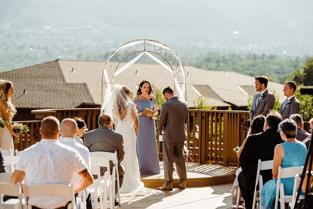 cheyenne mountain resort wedding in colorado springs