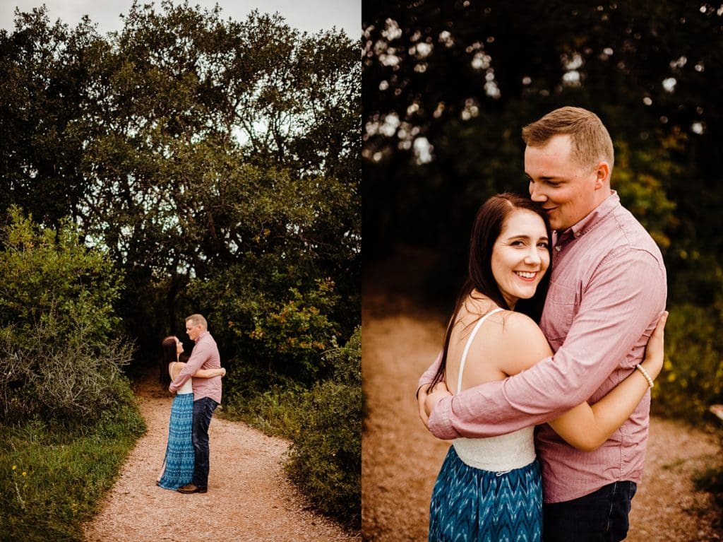 engagement session at garden of the gods in colorado springs