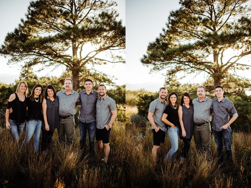 family photos at palmer park in colorado springs