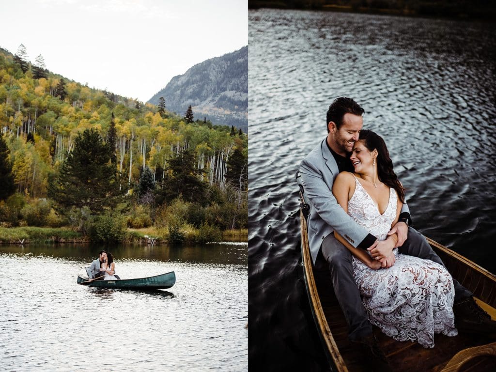 Aspen Engagement Session at Tagert Lake
