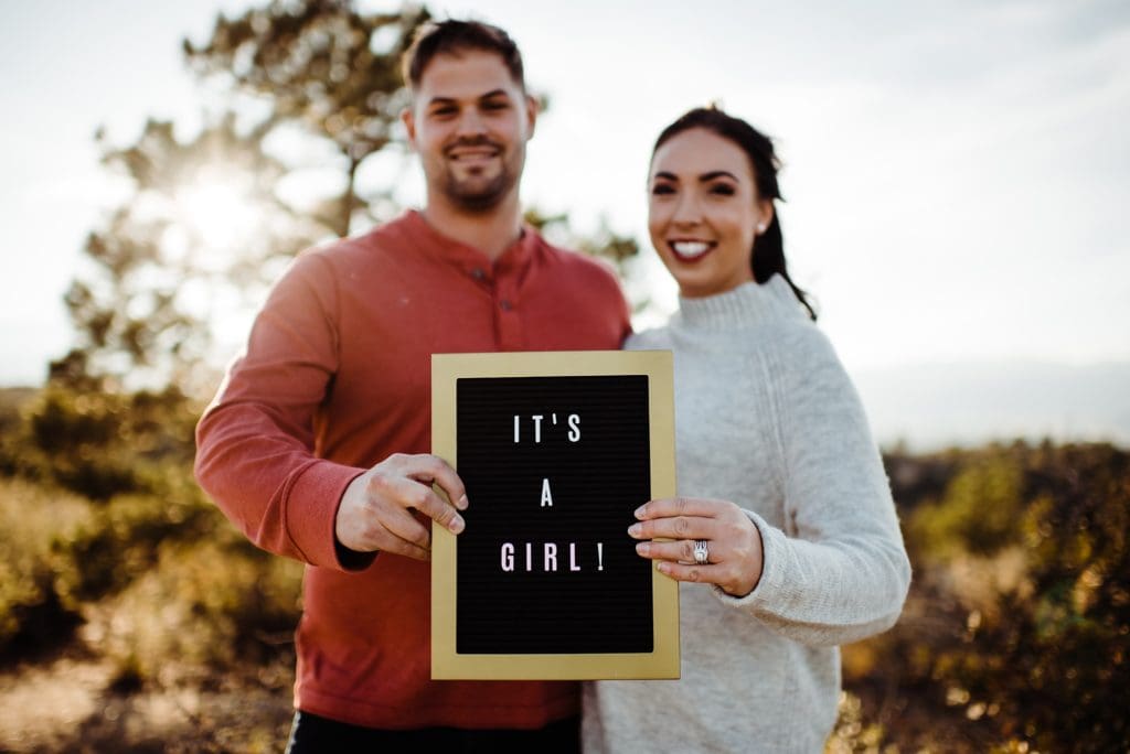 pregnancy announcement photos by Texas family photographer Ash Durham