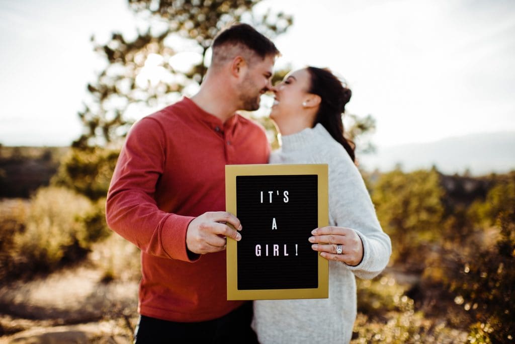 pregnancy announcement photos by Texas family photographer Ash Durham