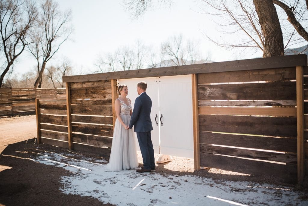 first look at rustic lace barn in colorado springs