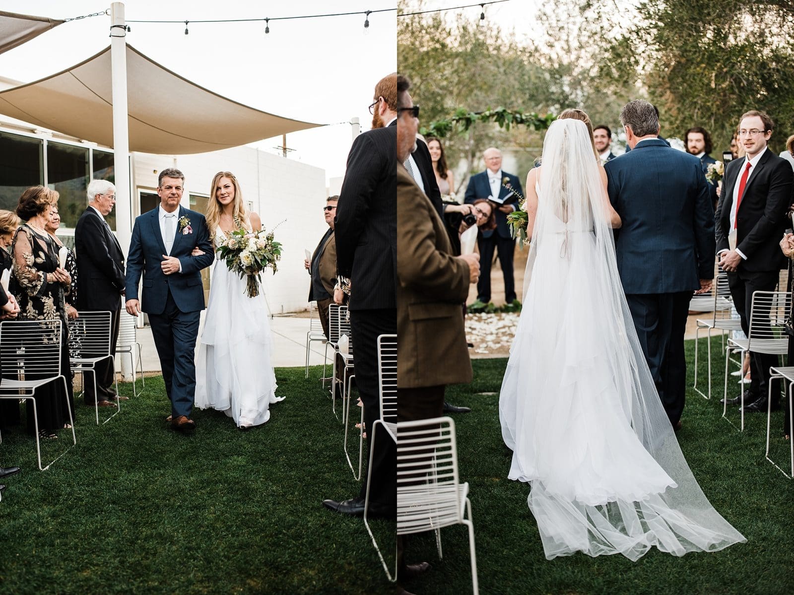 wedding ceremony at the ace hotel in palm springs
