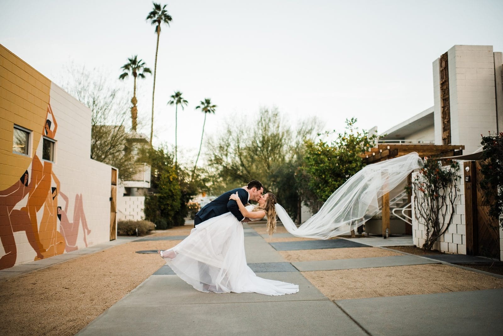 wedding photos at the ace hotel in palm springs