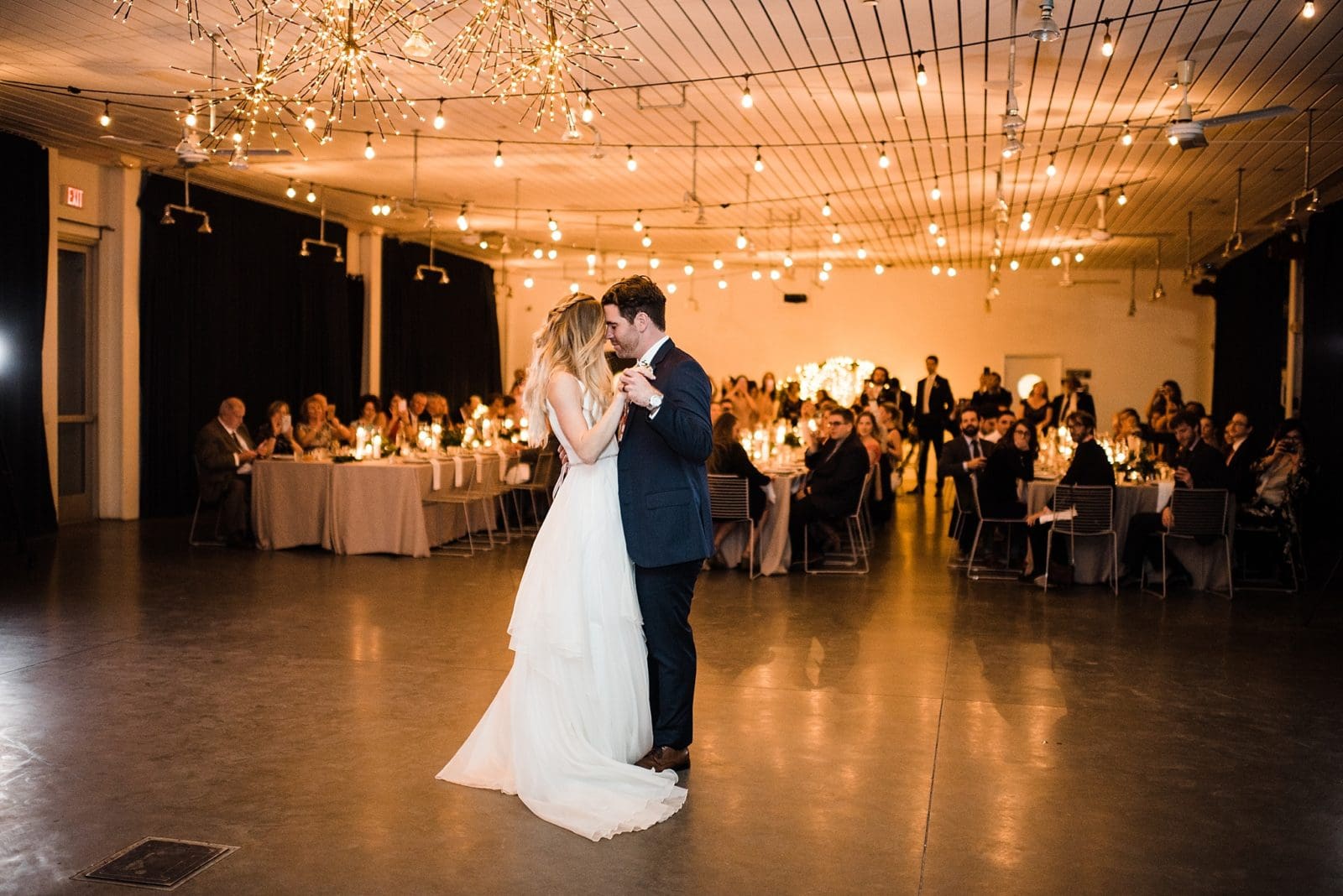 first dance at ace hotel wedding reception