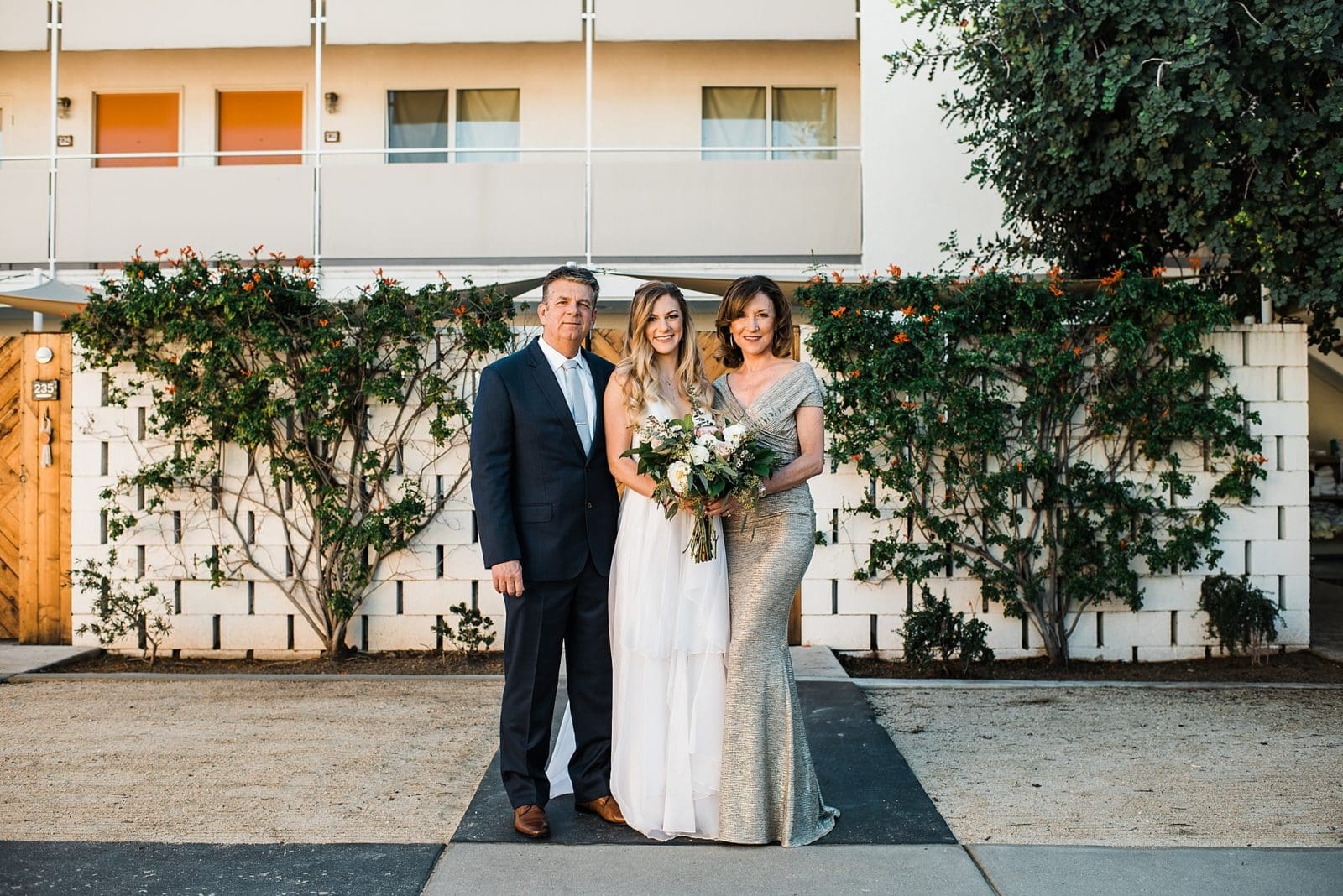family photos at the ace hotel wedding