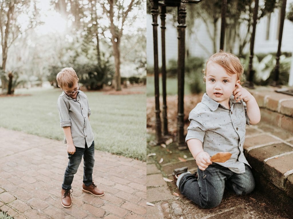 family session at christ church in st simons georgia