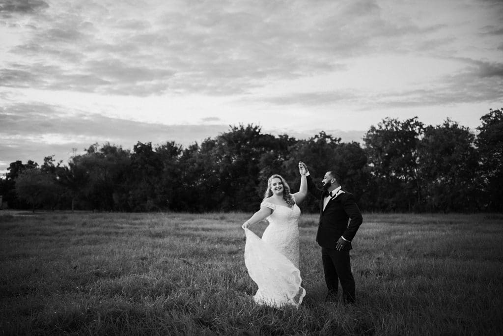 wedding photos in empty field across the street from sterling banquet hall #4