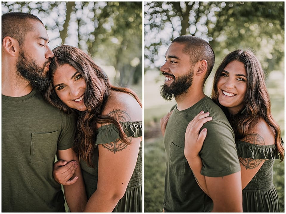 couples photos at white river county park