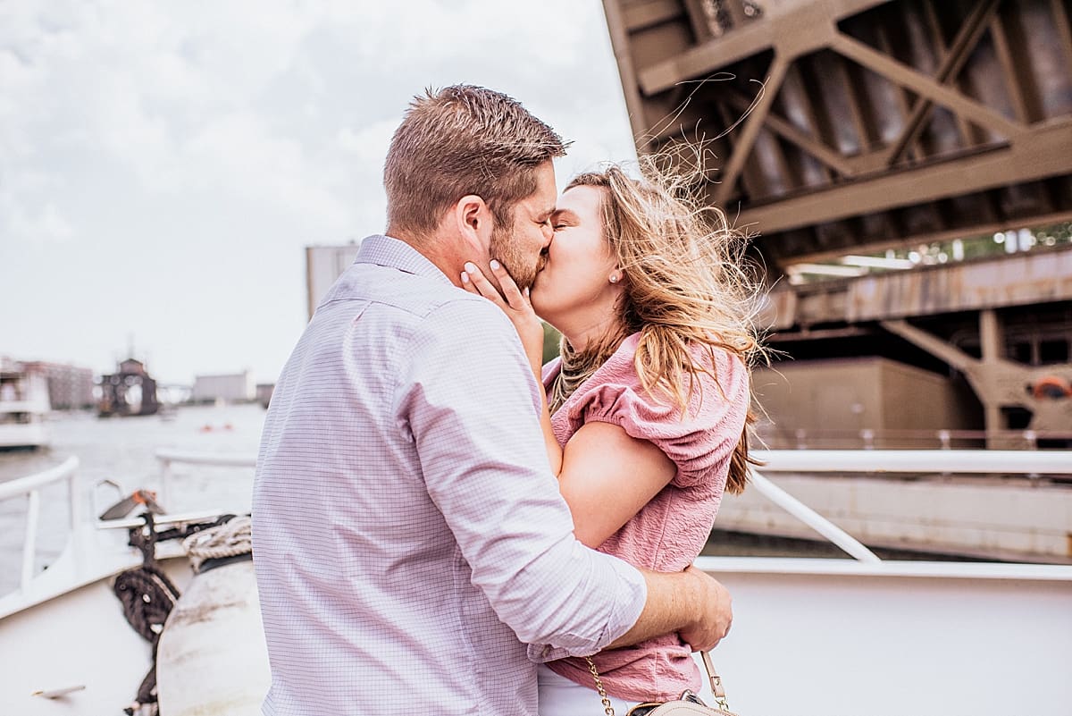 Surprise Proposal on the Milwaukee River by Ashley Durham Photography