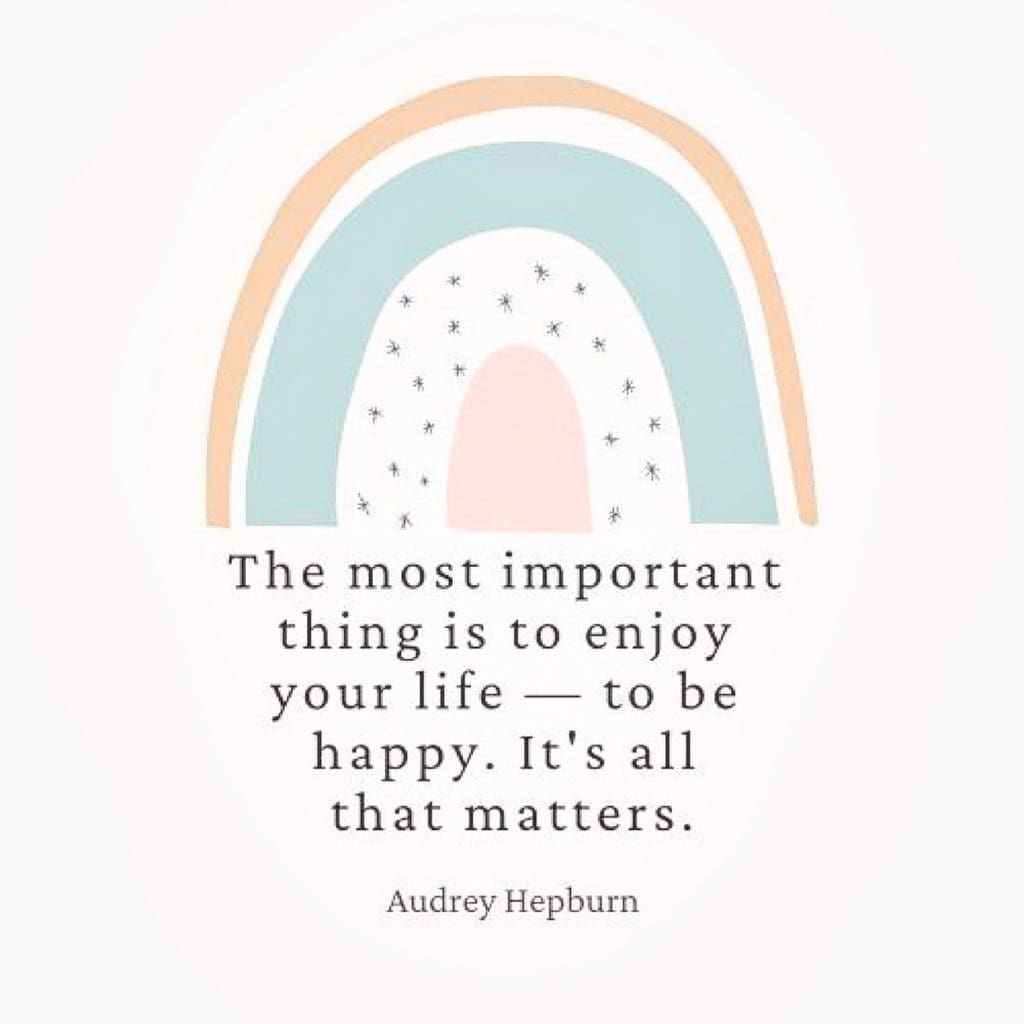 audrey hepburn quote about happiness