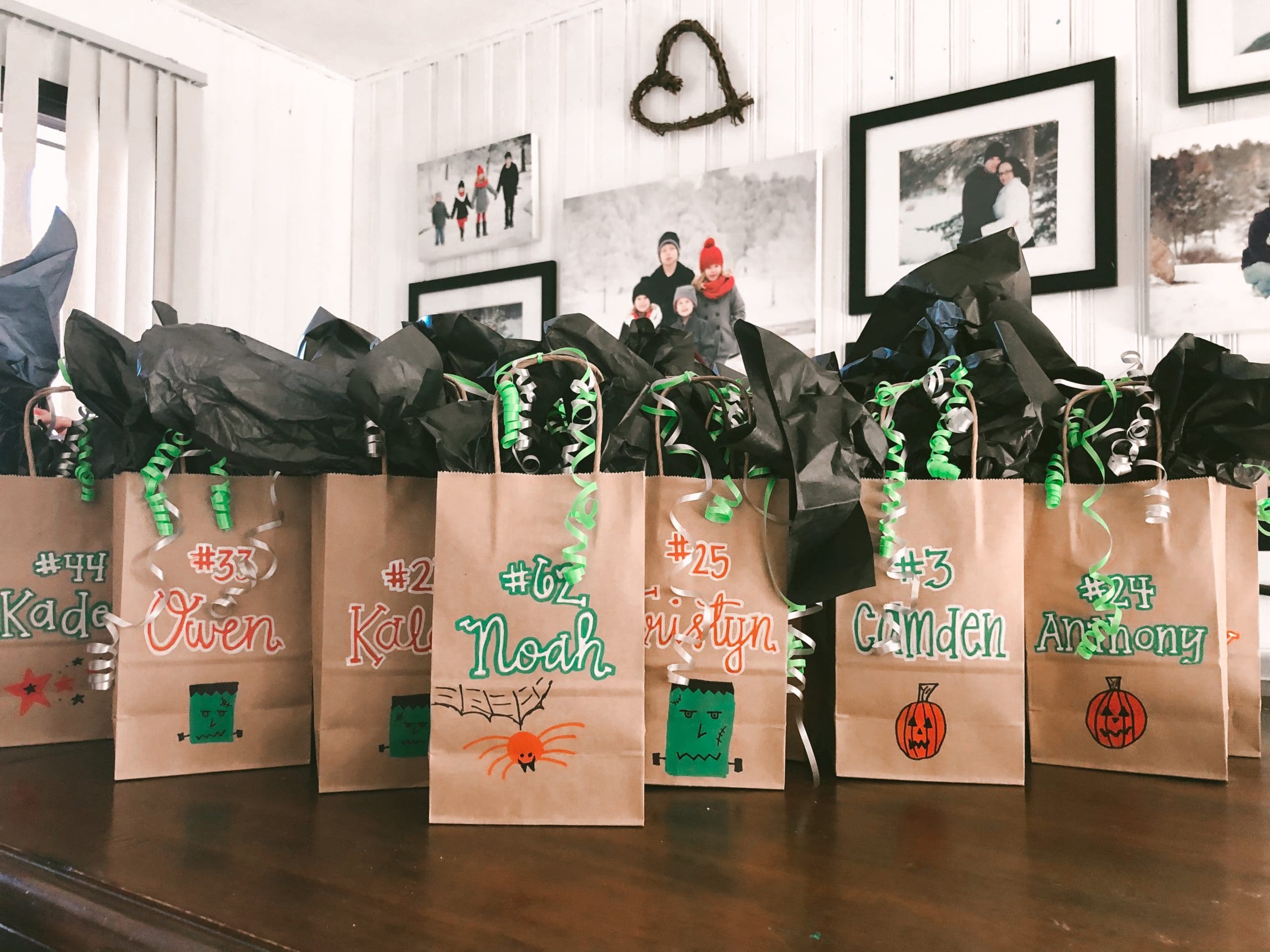 homemade halloween treat bags