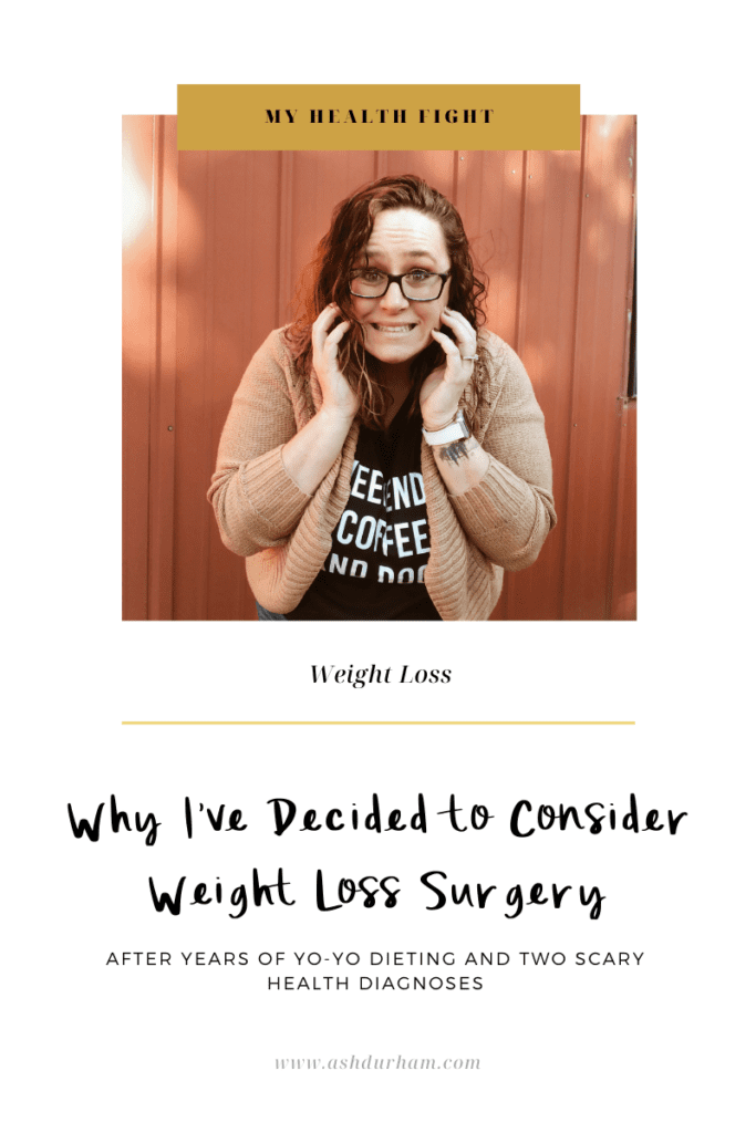 decided to consider weight loss surgery blog