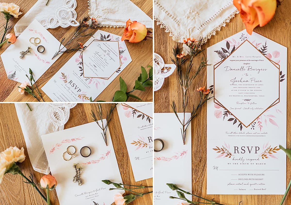 spring wedding invitations from minted