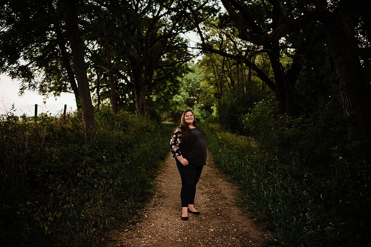 twin lakes wisconsin senior photography session at white river county park