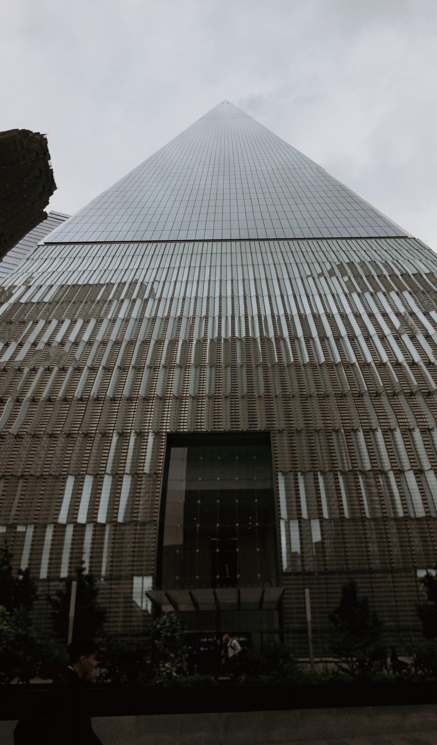 world trade center memorial into the sky