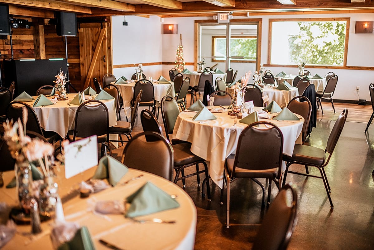indoor wedding reception aud mar banquets