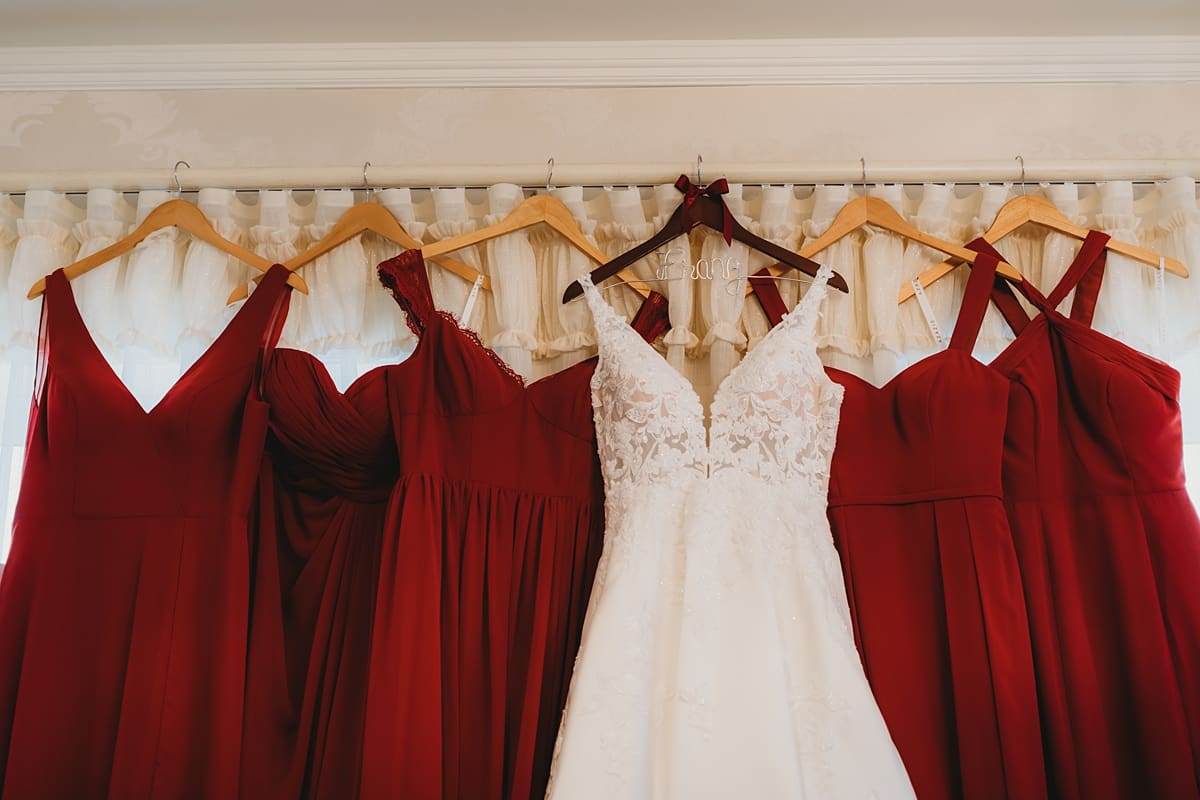 maroon azazie wedding bridesmaids dresses