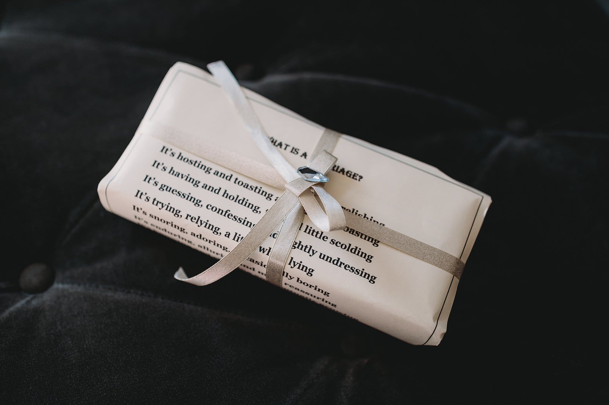 gift with garter inside