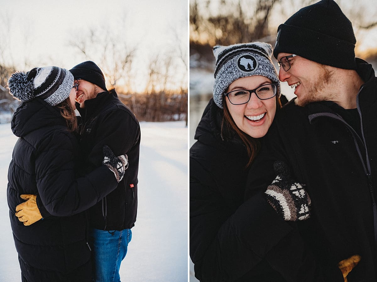 Couple Portraits in the snow
