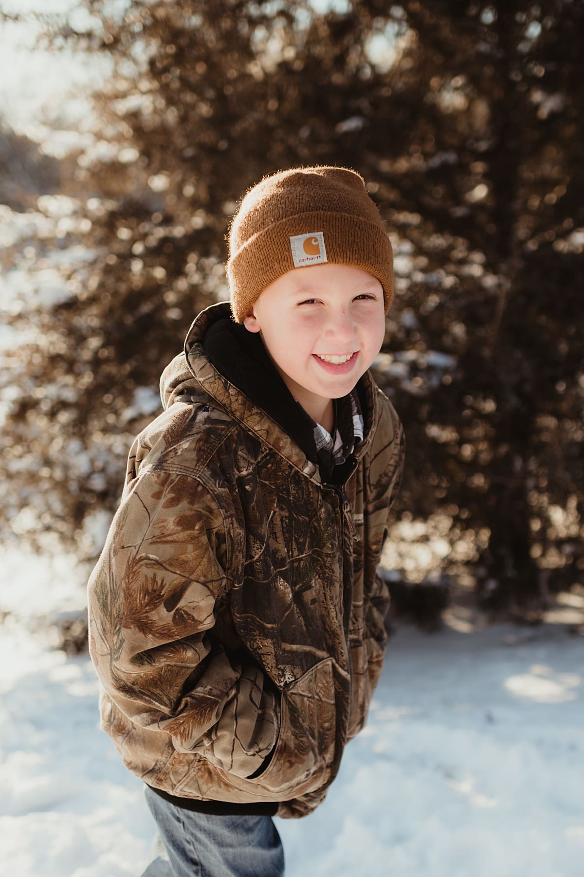 what little boys should wear for winter family sessions
