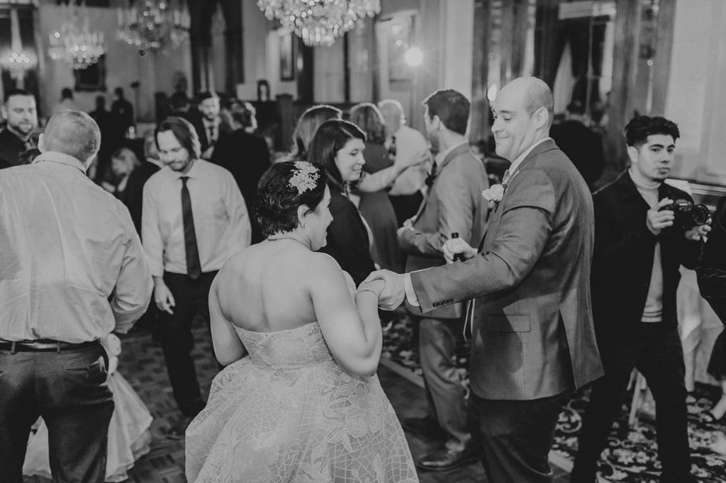 pfister hotel wedding reception dancing